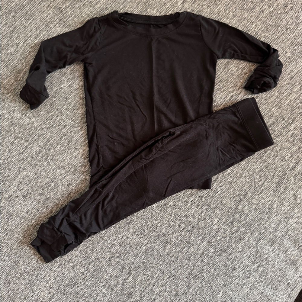 Little Sleepies Black 2-Piece set 12-18